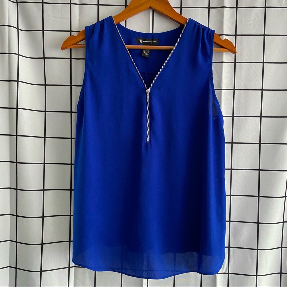 INC International Concepts zip front top